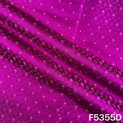Zari Work Banarasi Brocade Silk Fabric - F5355