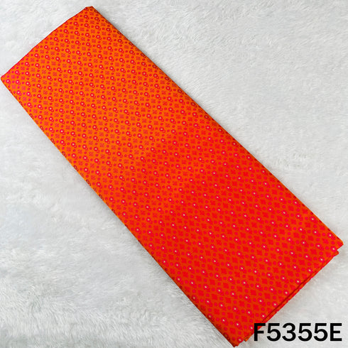 Zari Work Banarasi Brocade Silk Fabric - F5355