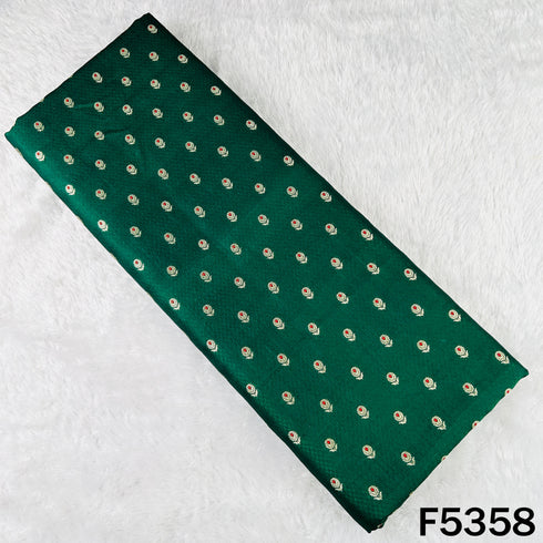 Zari Work Pure Banarasi Brocade Silk Fabric - F5358