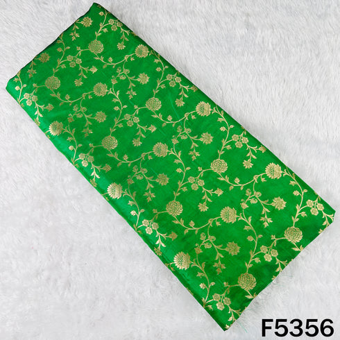 Zari Work Banarasi Brocade Silk Fabric - F5356