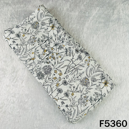 Digital Print Pure Linen Cotton Fabric - F5360