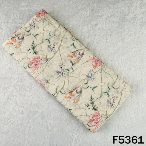 Digital Print Linen Cotton Fabric - F5361