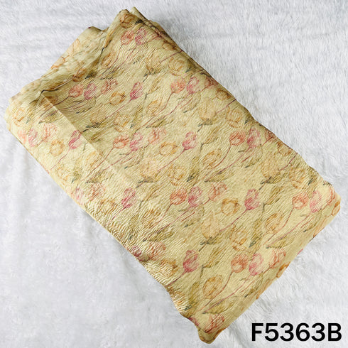 Digital Print Crush Tissue Fabric - F5363