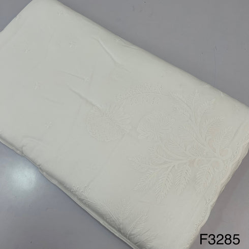 Thread Embroidered Cotton Fabric-F3285