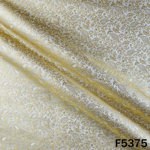 Dyeable Zari Work Brocade Silk Fabric - F5375