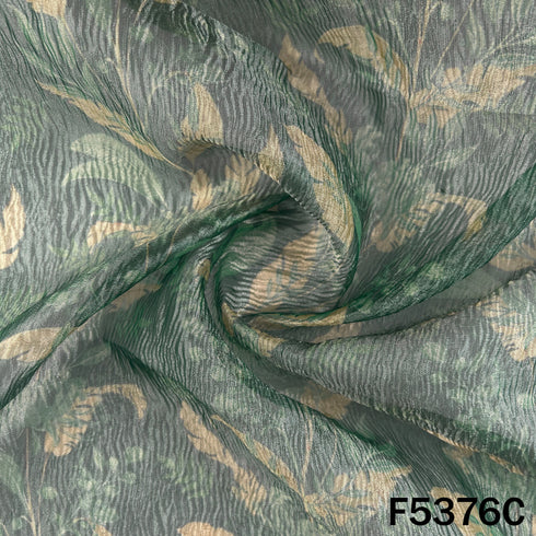 Digital Print Crush Tissue Fabric - F5376