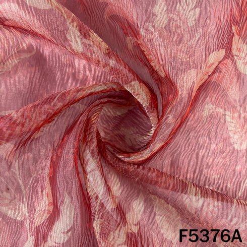 Digital Print Crush Tissue Fabric - F5376