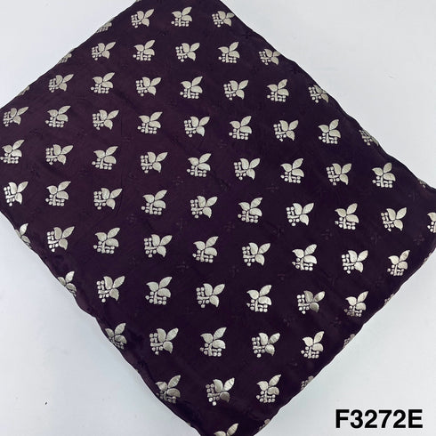 Zari Work Upada Silk Fabric-F3272