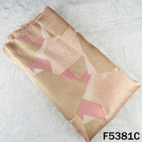 Zari Work Crushed Tissue Fabric - F5381