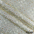 Dyeable Cut Dana Zari Sequins Pearl Embroidered Shimmer Tissue Fabric - F5386