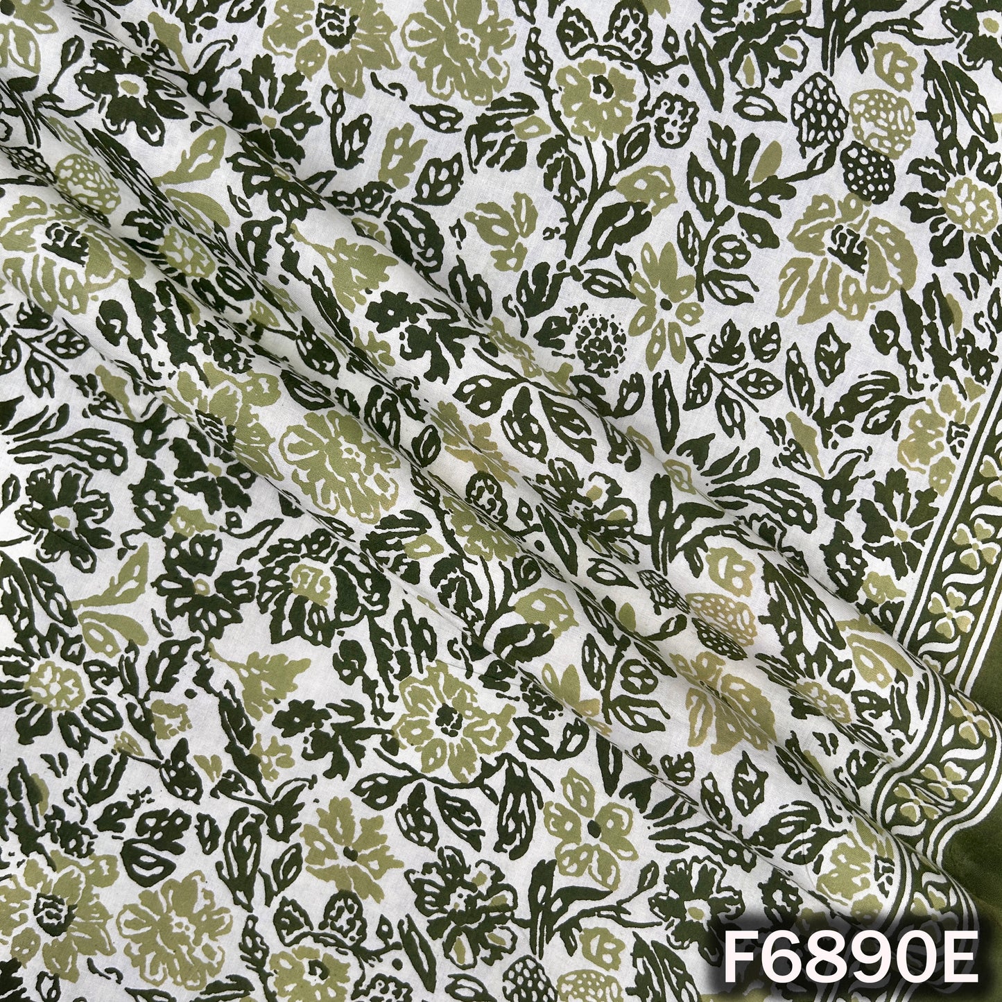 Floral Print Cotton Fabric - F6890