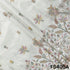 Zari Thread Sequins Embroidered Dupion Silk Fabric - F5405