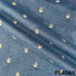 Zari Thread Embroidered Linen Cotton Fabric - F5408