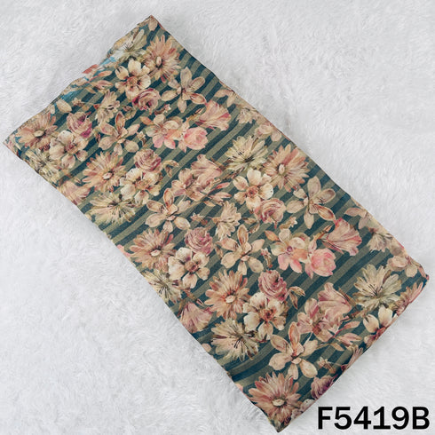 Digital Print Shimmer Tissue Fabric - F5419