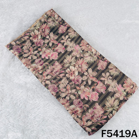 Digital Print Shimmer Tissue Fabric - F5419