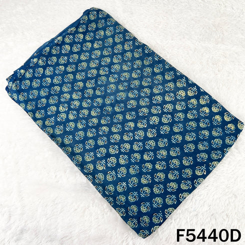 Ajrakh Print Modal Satin Fabric - F5440