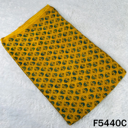 Ajrakh Print Modal Satin Fabric - F5440