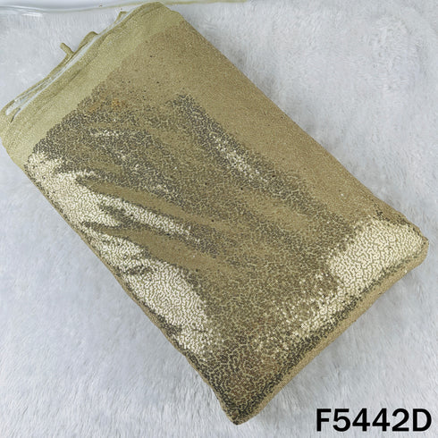 Sequins Work Shimmer Lycra Fabric - F5442