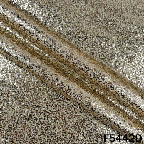 Sequins Work Shimmer Lycra Fabric - F5442