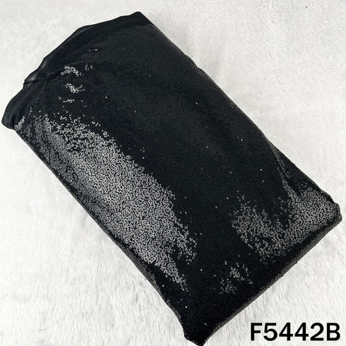 Sequins Work Shimmer Lycra Fabric - F5442