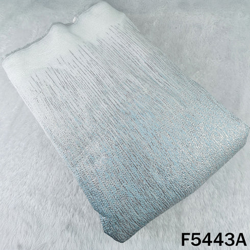 Zari Work Crush Tissue Fabric - F5443