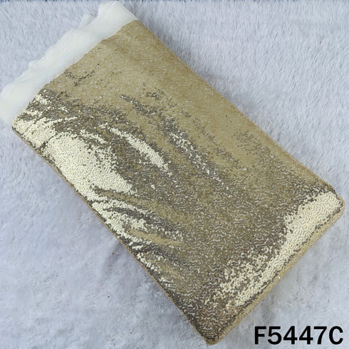 Sequins Embroidered Net Fabric - F5447
