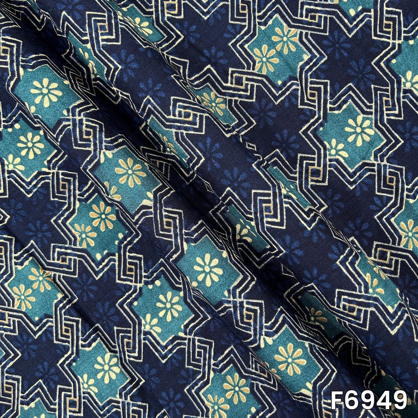 Printed Rayon Fabric - F6949
