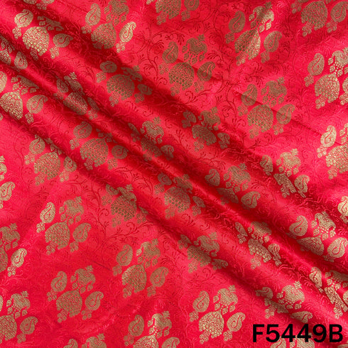 Zari Work Brocade Fabric - F5449