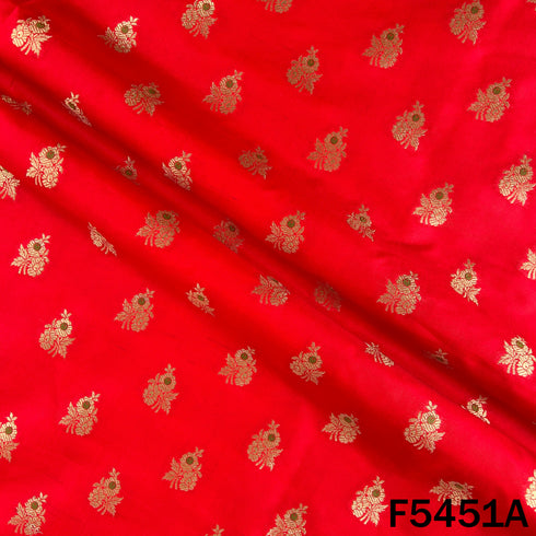 Zari Work Banarasi Brocade Silk Fabric - F5451