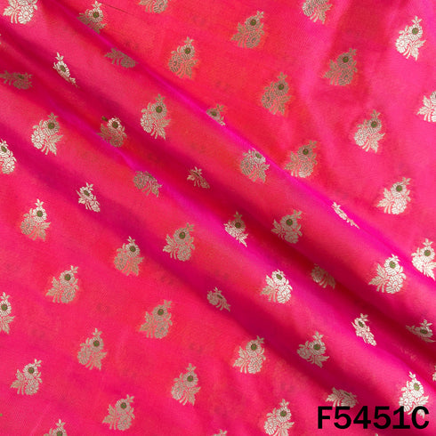 Zari Work Banarasi Brocade Silk Fabric - F5451