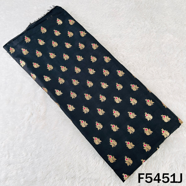 Zari Work Banarasi Brocade Silk Fabric - F5451