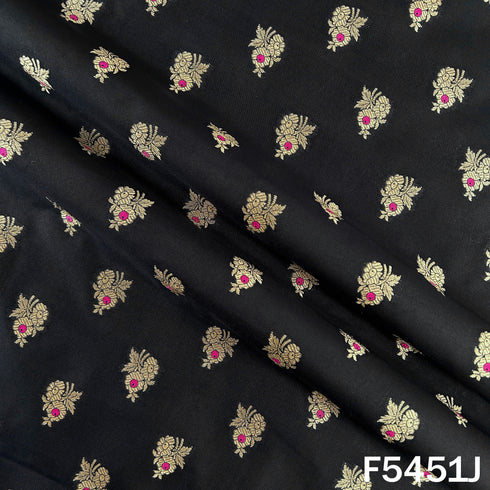 Zari Work Banarasi Brocade Silk Fabric - F5451