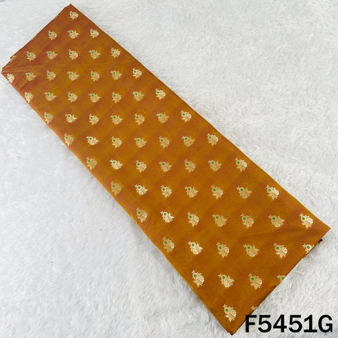 Zari Work Banarasi Brocade Silk Fabric - F5451