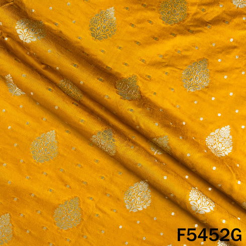 Zari Work Banarasi Brocade Silk Fabric - F5452