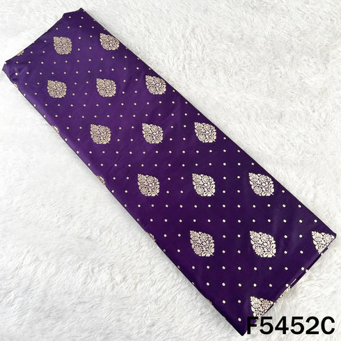 Zari Work Banarasi Brocade Silk Fabric - F5452