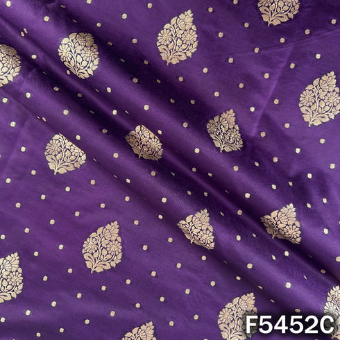 Zari Work Banarasi Brocade Silk Fabric - F5452
