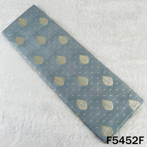 Zari Work Banarasi Brocade Silk Fabric - F5452