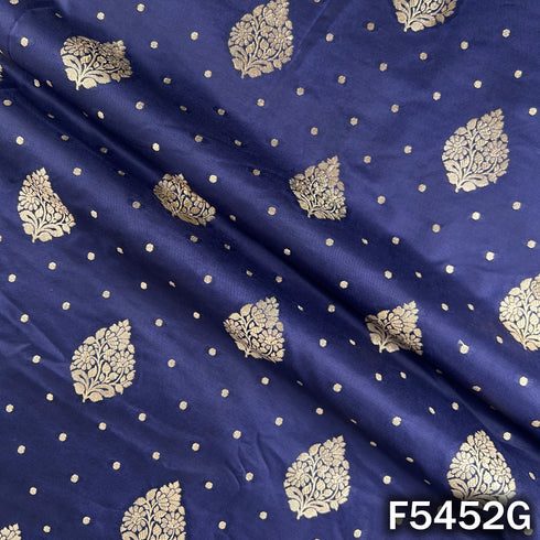 Zari Work Banarasi Brocade Silk Fabric - F5452