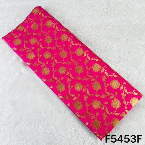 Zari Work Banarasi Brocade Silk Fabric - F5453