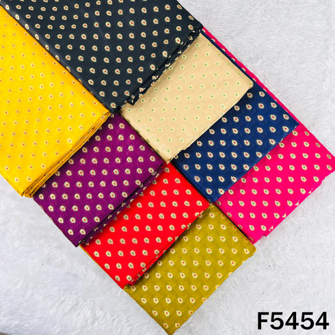 Zari Work Banarasi Brocade Silk Fabric - F5454