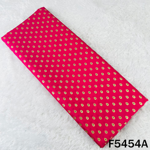 Zari Work Banarasi Brocade Silk Fabric - F5454