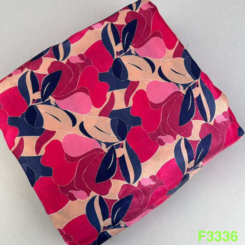 Printed Simmer Silk Fabric-F3336