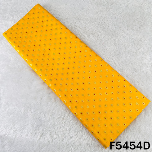 Zari Work Banarasi Brocade Silk Fabric - F5454