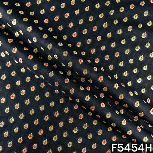 Zari Work Banarasi Brocade Silk Fabric - F5454