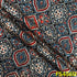 Ajrakh Print Gajji Silk Fabric - F5456