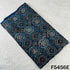 Ajrakh Print Gajji Silk Fabric - F5456