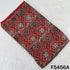 Ajrakh Print Gajji Silk Fabric - F5456