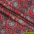 Ajrakh Print Gajji Silk Fabric - F5456