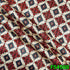 Ajrakh Print Gajji Silk Fabric - F5458