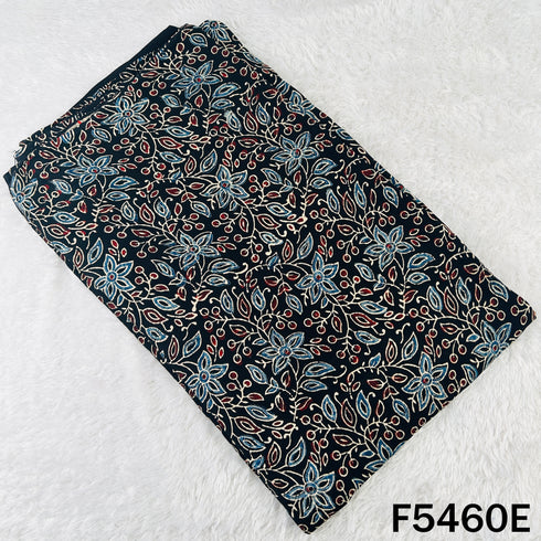 Ajrakh Print Modal Satin Fabric - F5460